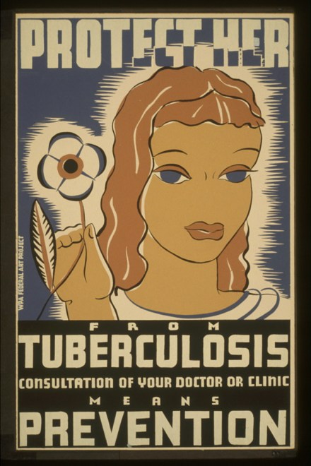 Protect her from tuberculosis Consultation of your doctor or clinic means prevention. WPA Federal Art Project, [between 1936 and 1938]