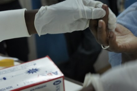 Rapid diagnostic test - Macha Malaria Hopsital, Macha, Zambia