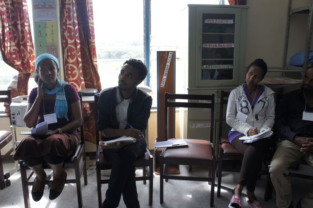 Ethiopian students in midwifery training