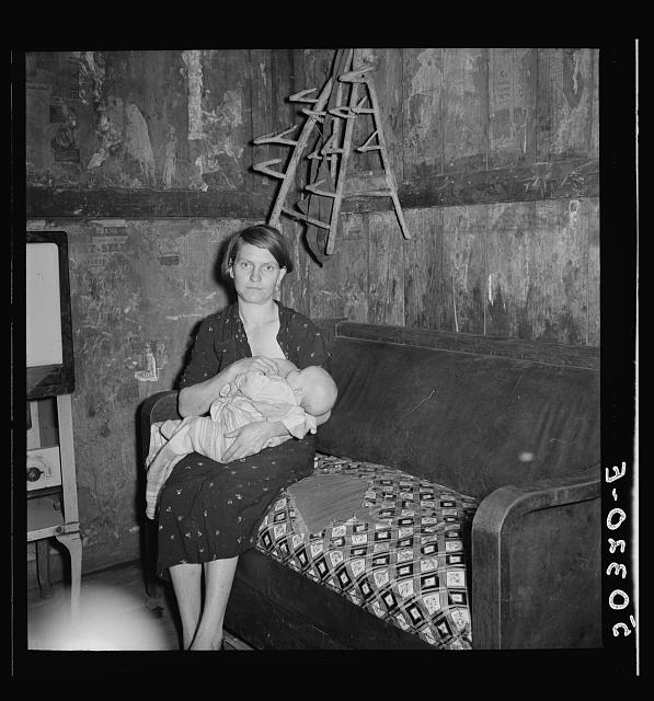 Coal miner's wife and child. Pursglove, West Virginia. Wolcott, Marion Post, 1910-1990, photographer. LC-USF34- 050320-E 