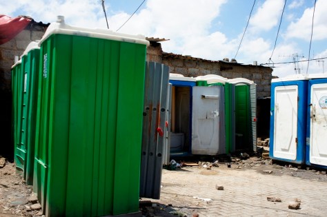 Community toilets - Alexandra Township - Johannesburg, South Africa