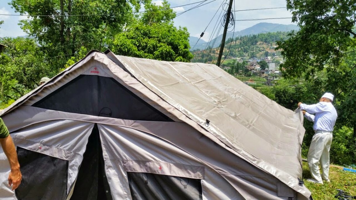 Direct Relief tents