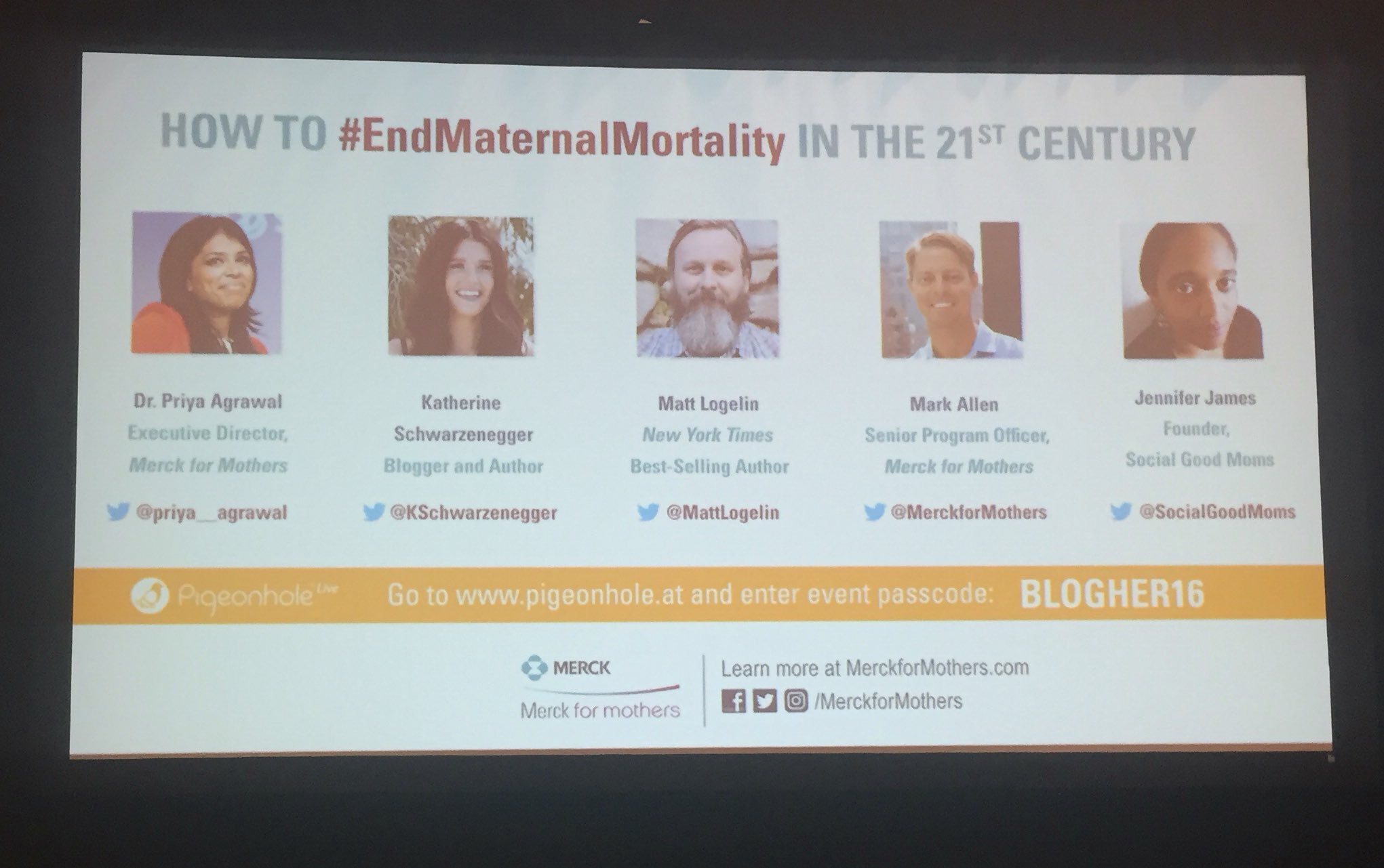 Merck for Mothers Panel Event